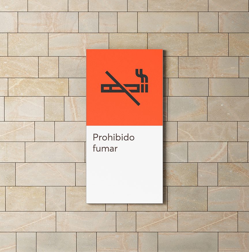 Señal Prohibido fumar