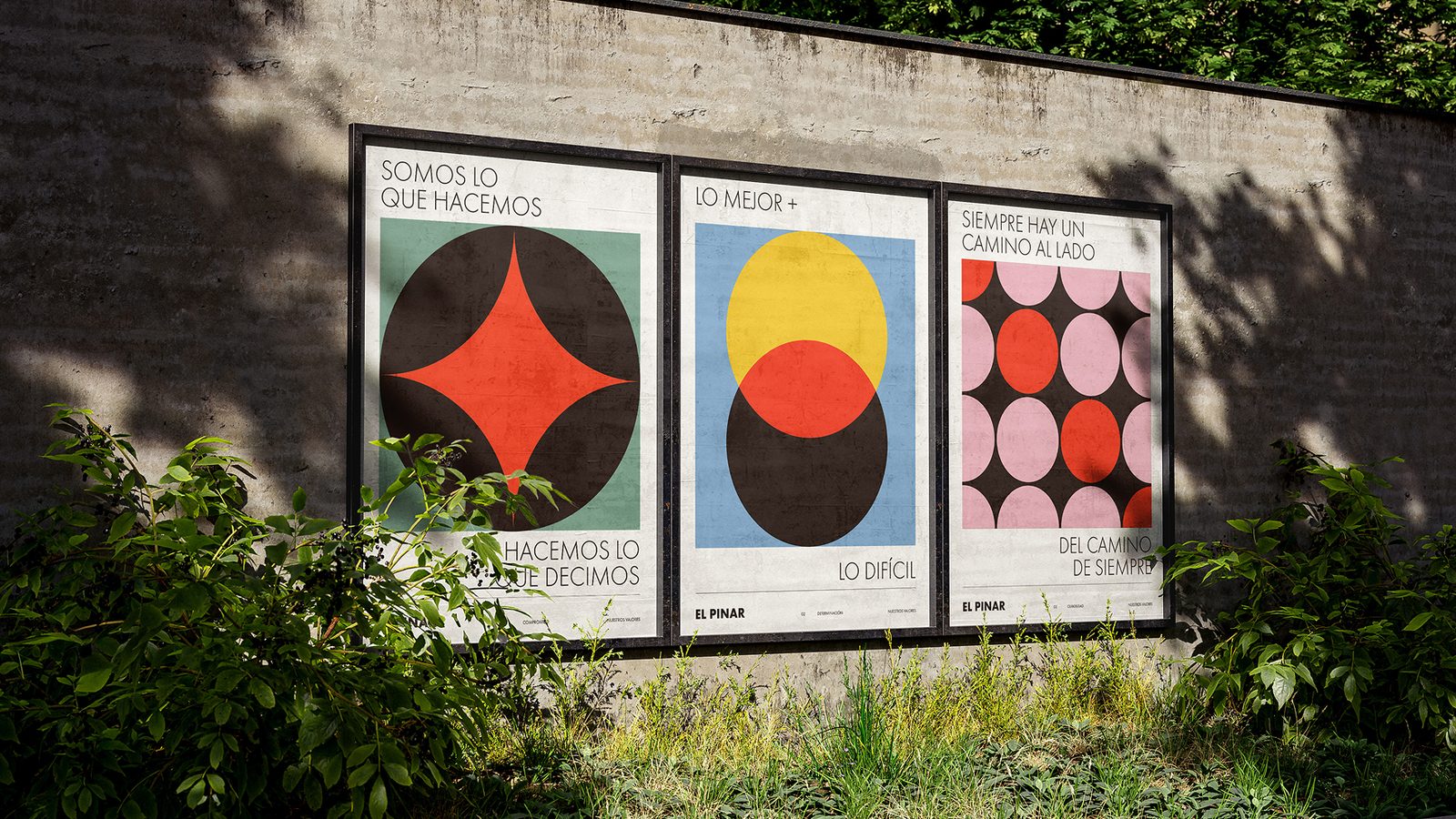 Posters de El Pinar en valla publicitaria