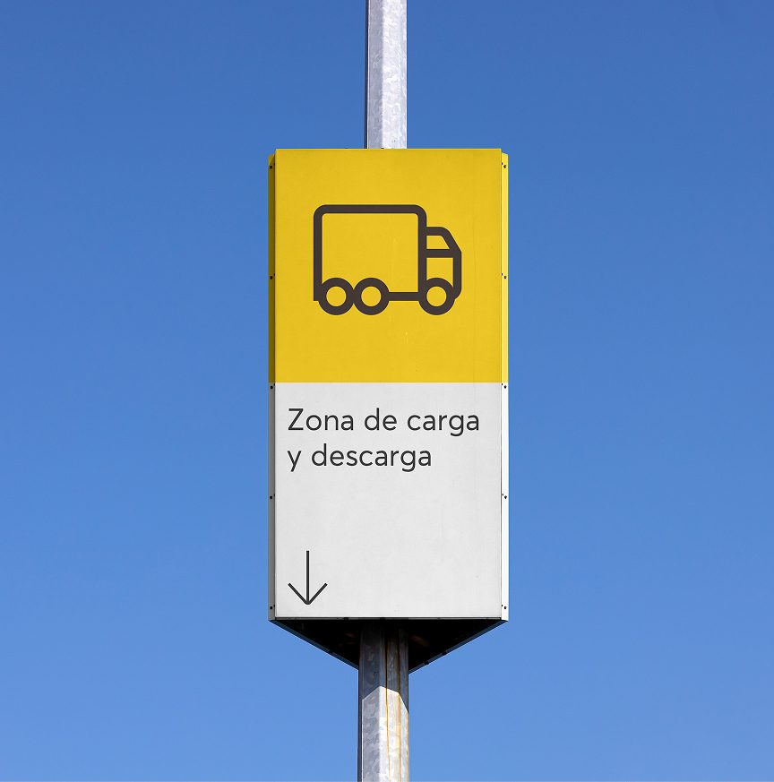 Señal Zona de carga y descarga